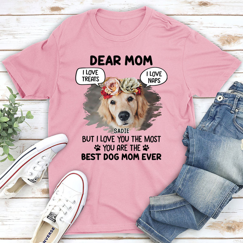 Best Fur Mom Ever - Personalized Custom Unisex T-shirt