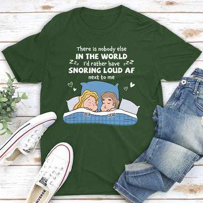 Snoring Af - Personalized Custom Unisex T-shirt