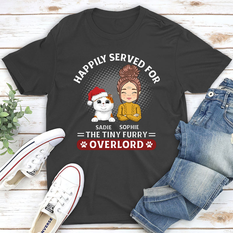 Happily Served For - Personalized Custom Premium T-shirt