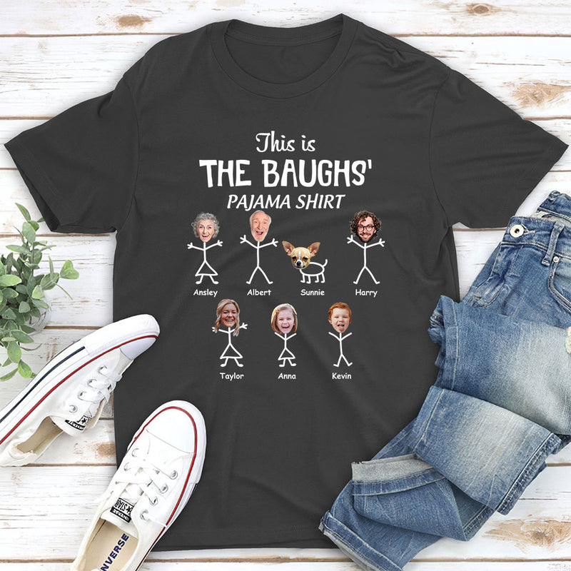 Family Christmas Shirt - Personalized Custom Unisex T-shirt