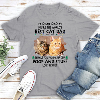 Dear Mom Cat Funny - Personalized Custom Unisex T-shirt