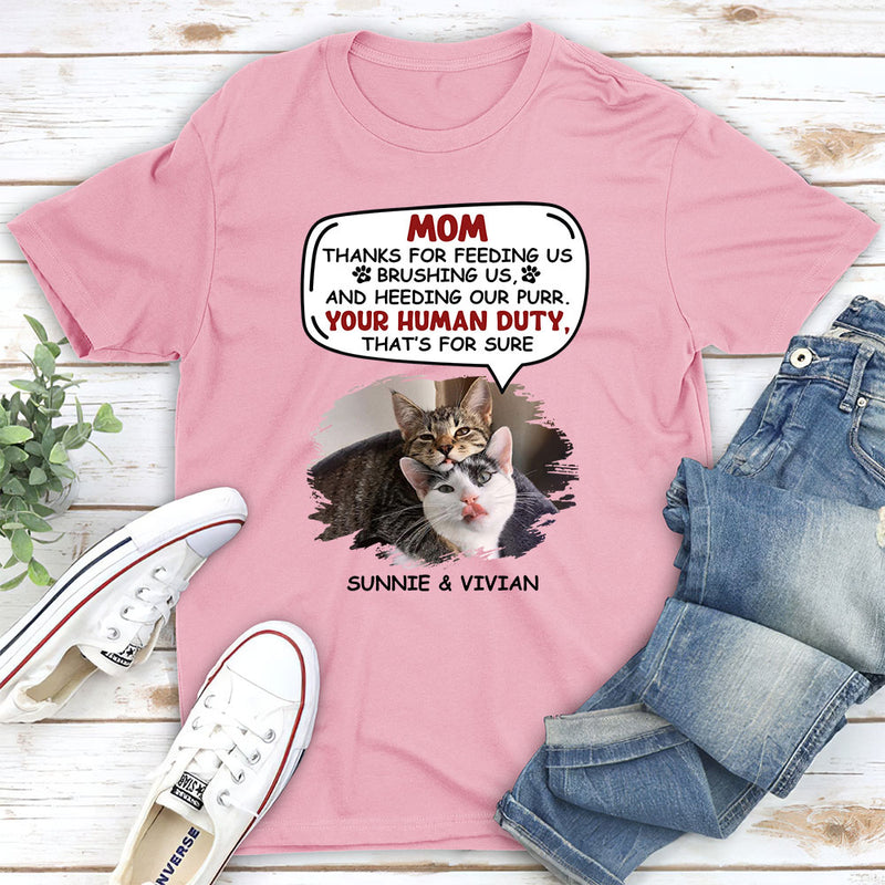 Your Human Duty - Personalized Custom Unisex T-shirt