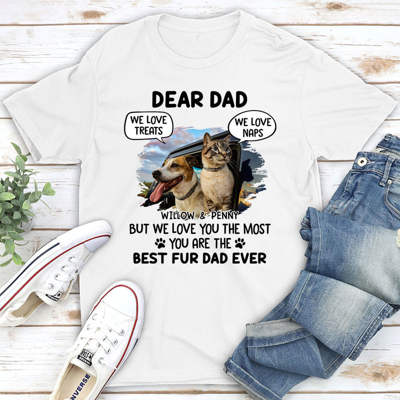 Best Fur Mom Ever - Personalized Custom Unisex T-shirt