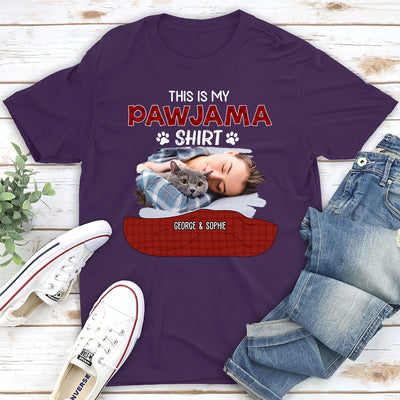 Pajama Shirt Version 3 Photo - Personalized Custom Premium T-shirt