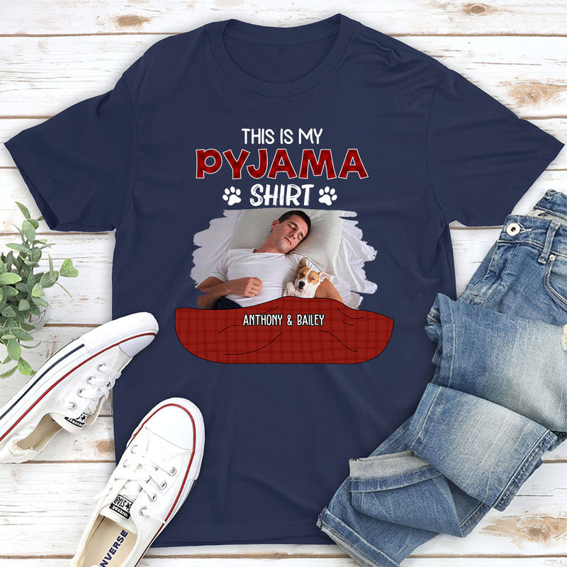 Pajama Shirt Version 3 Photo - Personalized Custom Unisex T-shirt