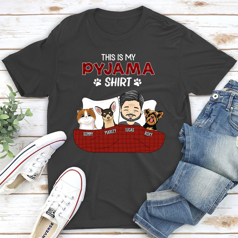 Pajama Shirt Version 3 - Personalized Custom Premium T-shirt – PAWSIONATE