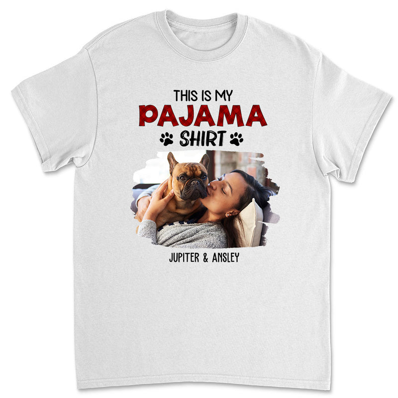 Sleeping Pajama Shirt Photo - Personalized Custom Unisex T-shirt