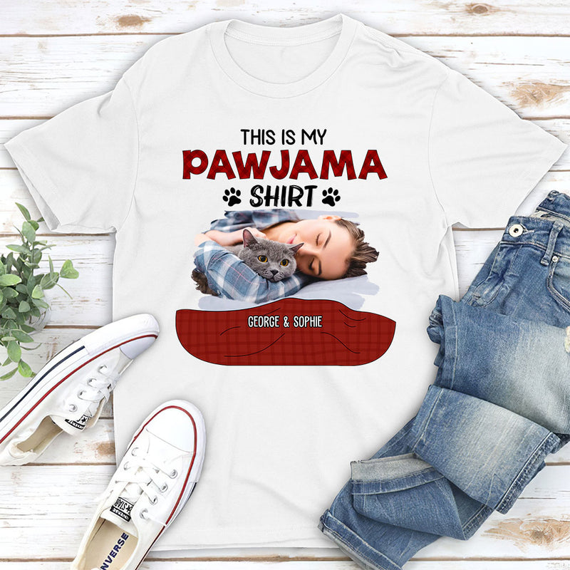 Pajama Shirt Version 3 Photo - Personalized Custom Unisex T-shirt