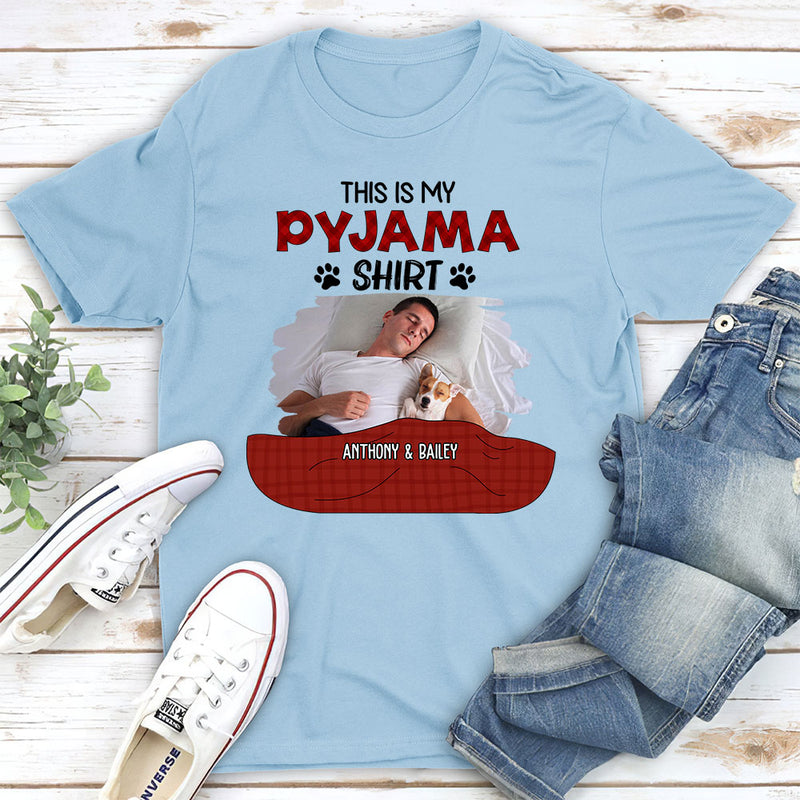 Pajama Shirt Version 3 Photo - Personalized Custom Unisex T-shirt