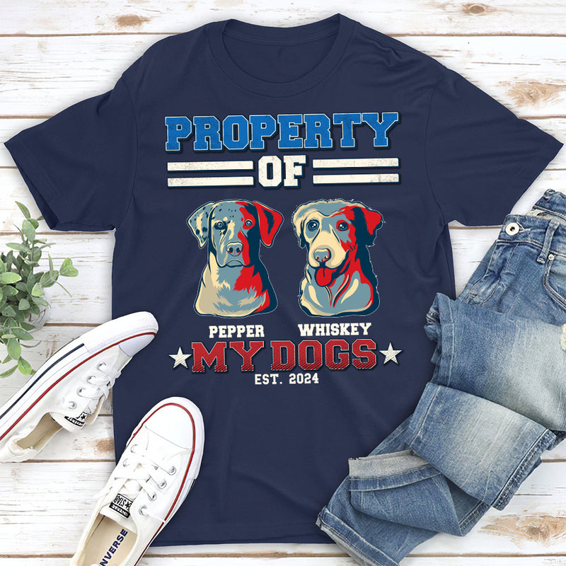 This Is Property Of  - Personalized Custom Unisex T-shirt