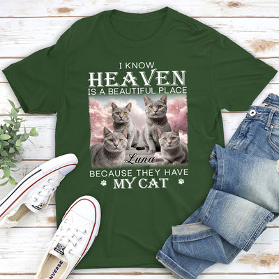 Custom Pet Paws In Heaven - Personalized Custom Unisex T-shirt