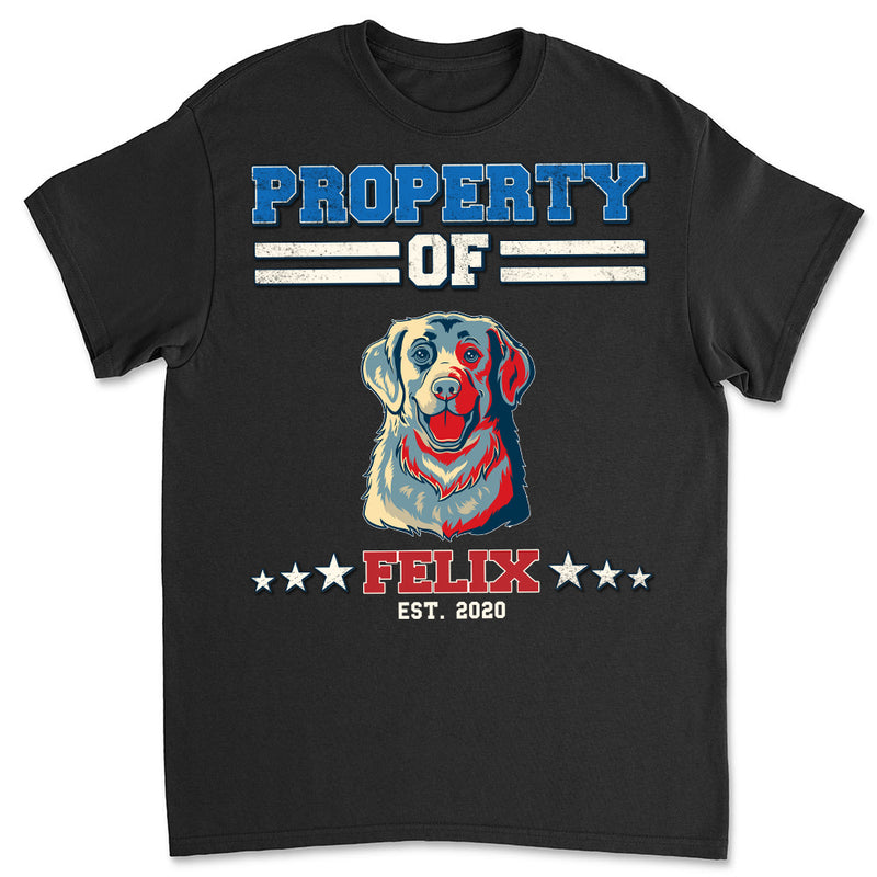 This Is Property Of  - Personalized Custom Unisex T-shirt