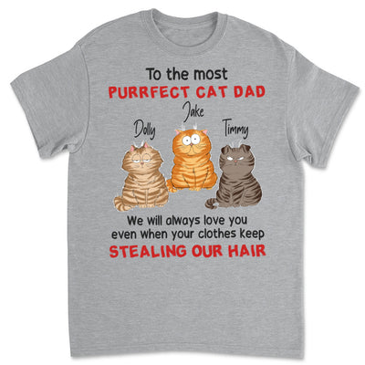 To The Most Purrfect Cat - Personalized Custom Unisex T-shirt