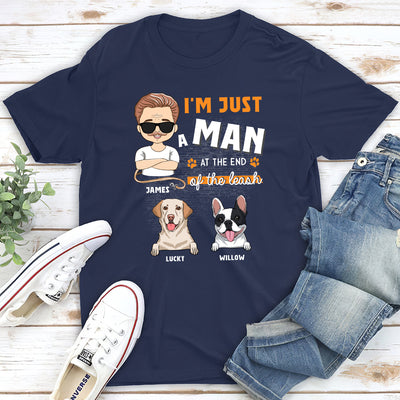 Just A Man - Personalized Custom Unisex T-shirt