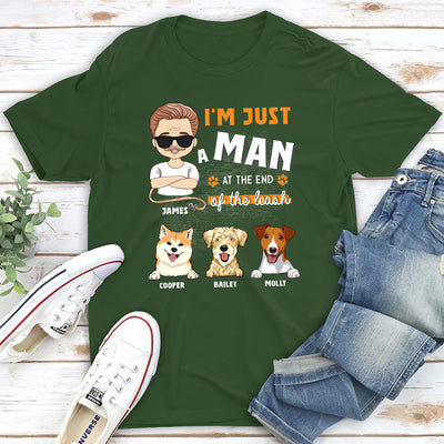 Just A Man - Personalized Custom Unisex T-shirt