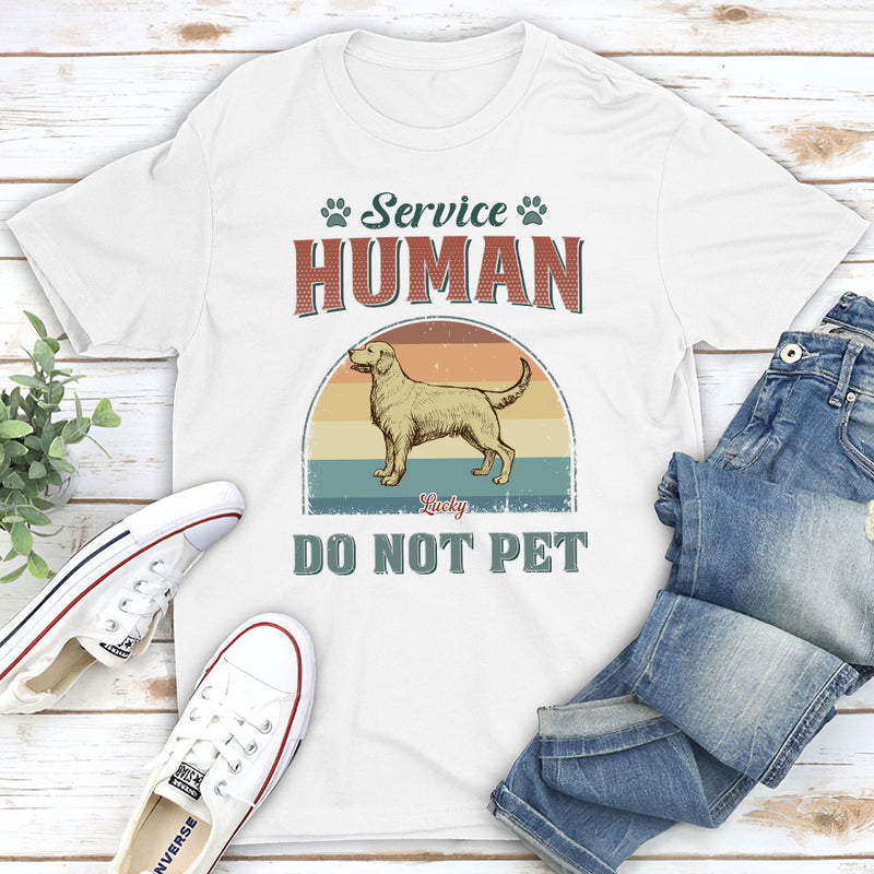 Service Human - Personalized Custom Unisex T-shirt