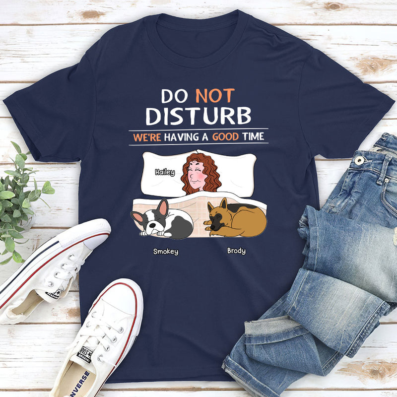 Do Not Disturb - Personalized Custom Unisex T-shirt