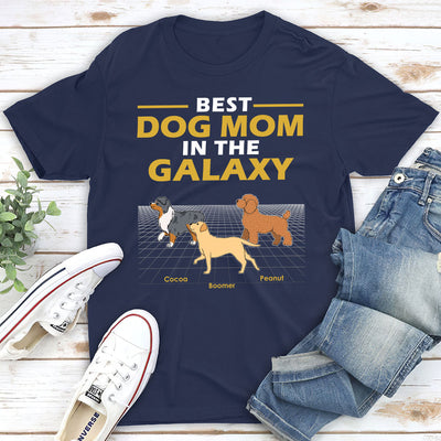 Best Dad Galaxy - Personalized Custom Unisex T-shirt