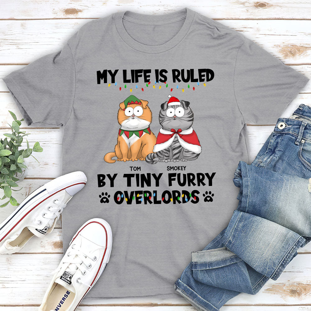 Cute Overlords Furry Personalized Custom Cats Lover Unisex T-shirt