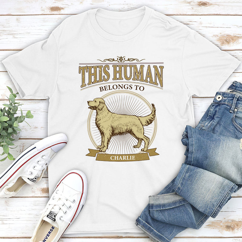 Vintage Human Belongs - Personalized Custom Premium T-shirt