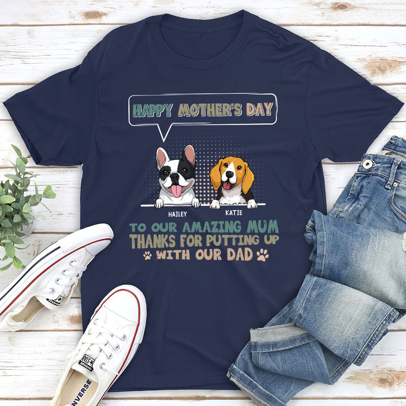 My Amazing Mom - Personalized Custom Unisex T-shirt