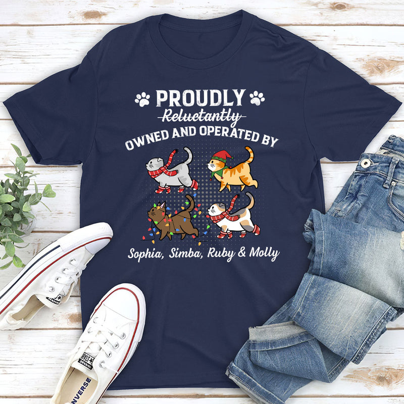 Proudly Operated By - Personalized Custom Unisex T-shirt