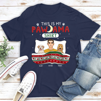 Pawfect Pawjama For Holiday - Personalized Custom Unisex T-shirt