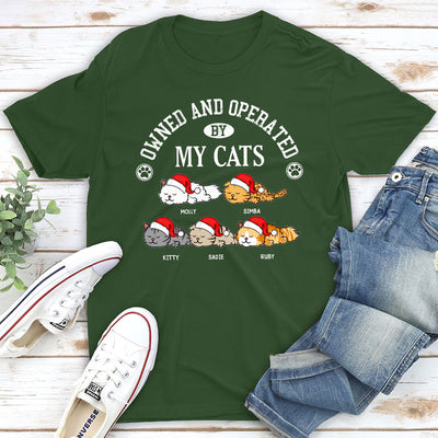 Owned By My Sassy Cat - Personalized Custom Unisex T-shirt