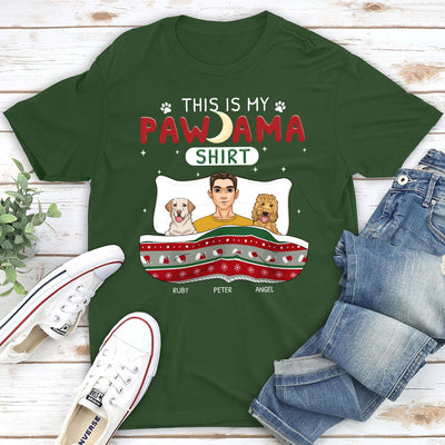 Pawfect Pawjama For Holiday - Personalized Custom Unisex T-shirt