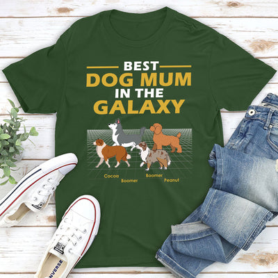 Best Dad Galaxy - Personalized Custom Unisex T-shirt