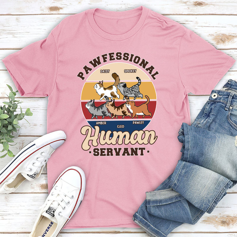 Pawfessional Servant - Personalized Custom Unisex T-shirt