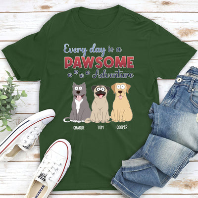 Every Day Adventure Dog Version - Personalized Custom Unisex T-shirt