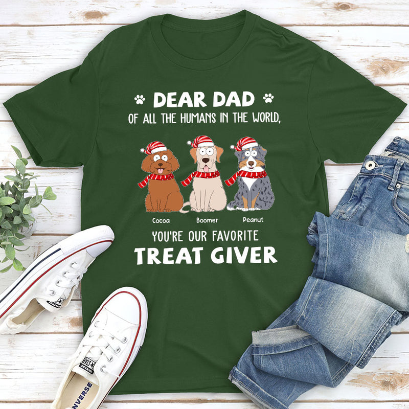 Favorite Treat Giver - Personalized Custom Unisex T-shirt