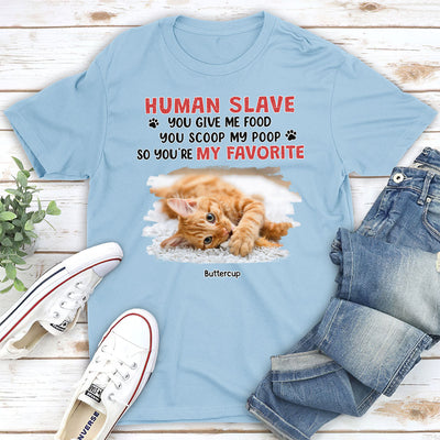 Hooman Give Me Food - Personalized Custom Unisex T-shirt