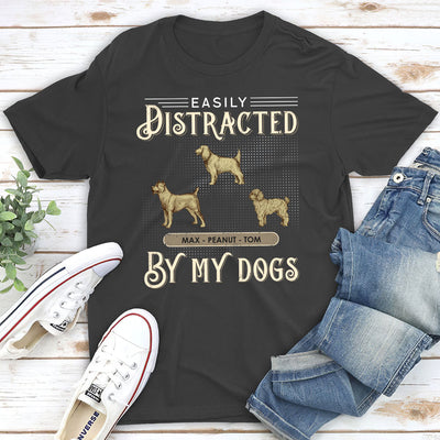 Protected By Vintage Dog - Personalized Custom Premium T-shirt