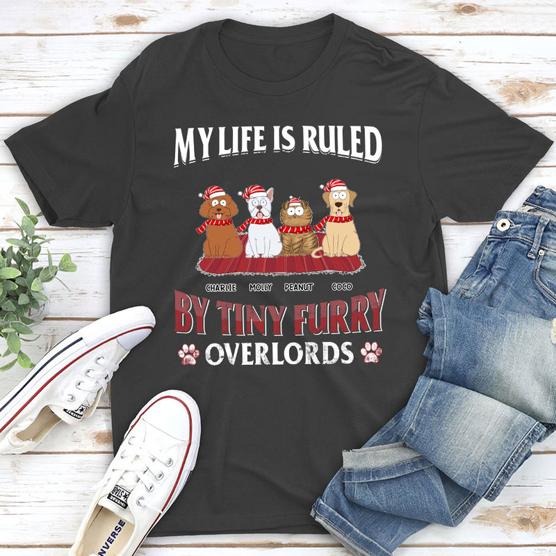 Tiny Furry Overlords - Personalized Custom Unisex T-shirt