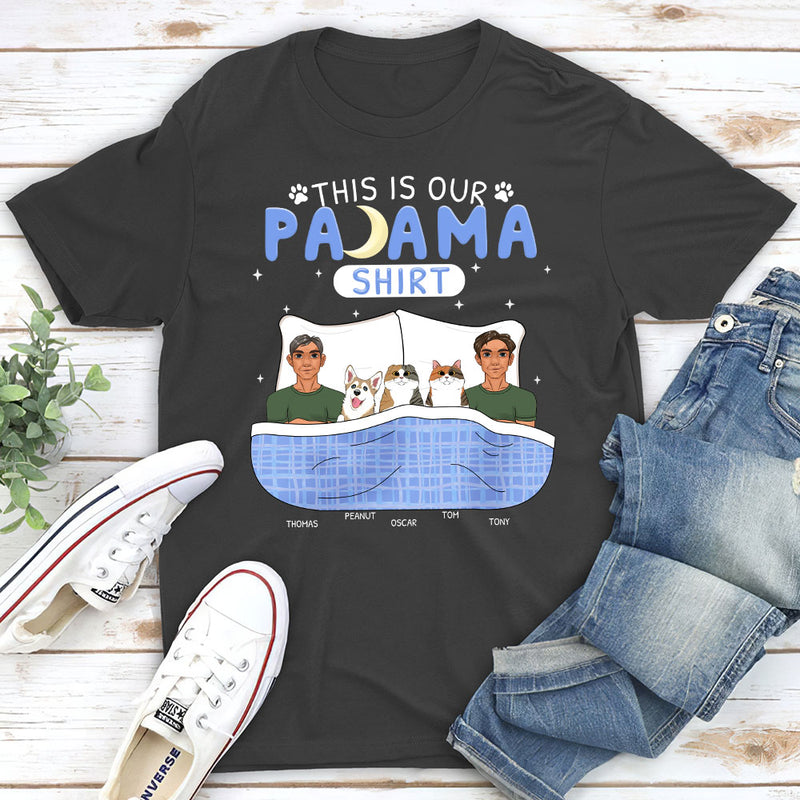 Pawjama Couple - Personalized Custom Unisex T-shirt