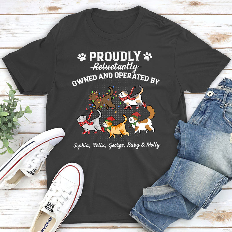 Proudly Operated By - Personalized Custom Unisex T-shirt