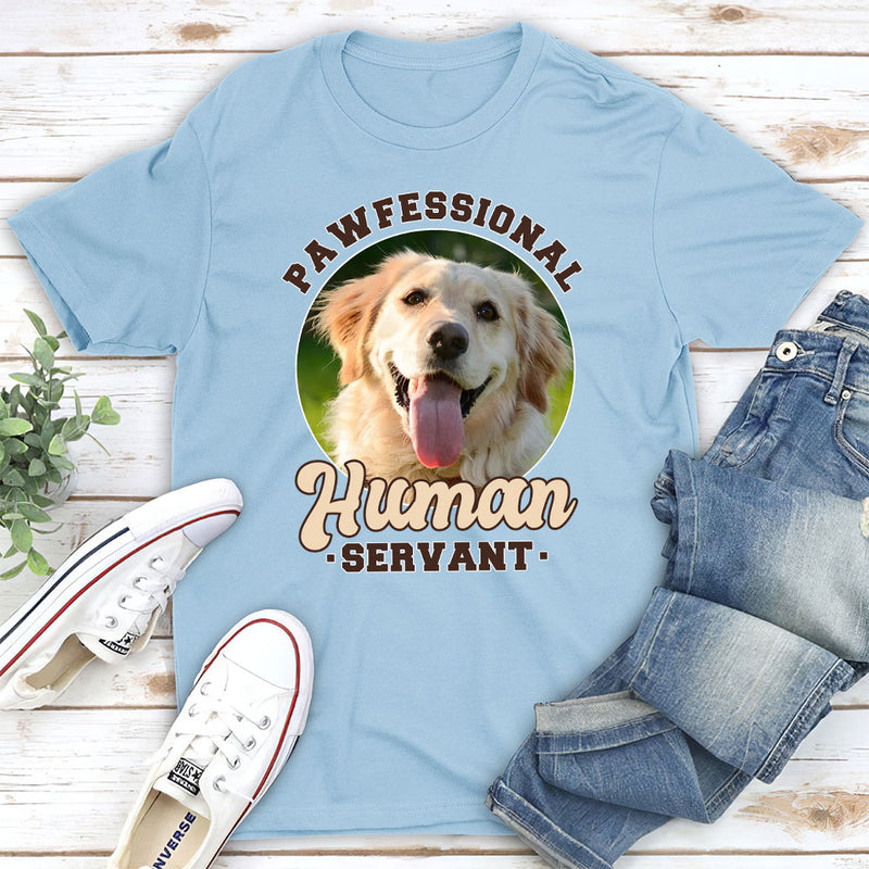 Pawfessional Servant - Personalized Custom Unisex T-shirt