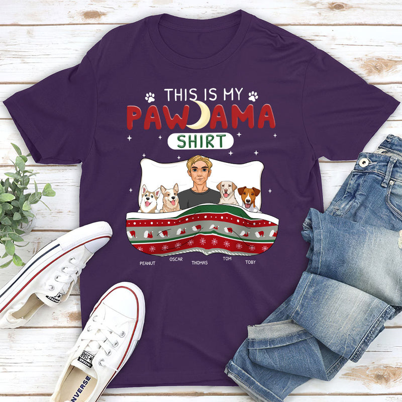 Pawfect Pawjama For Holiday - Personalized Custom Unisex T-shirt