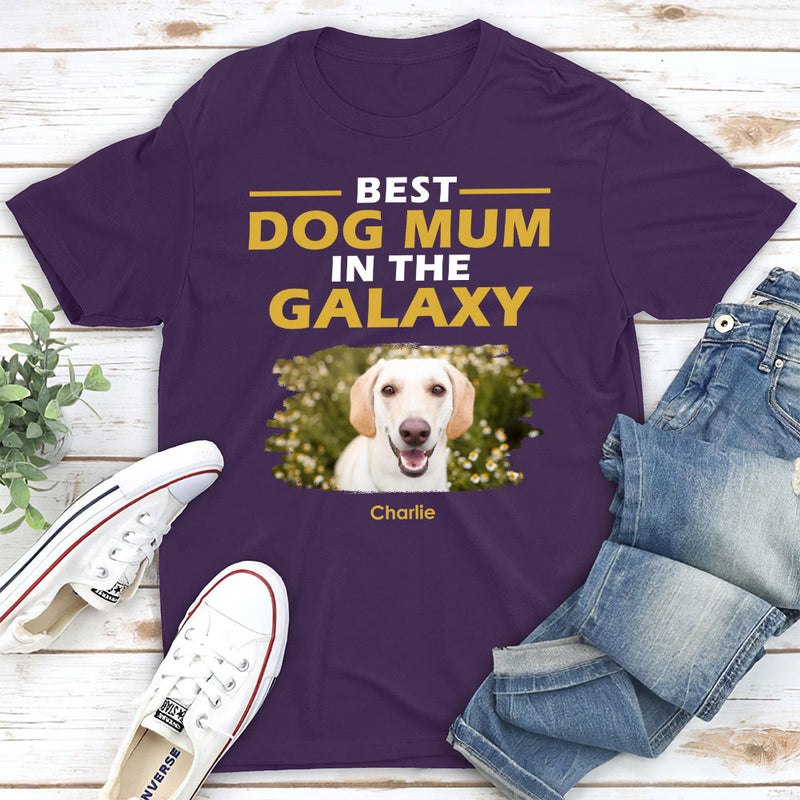 Best Dad Galaxy - Personalized Custom Unisex T-shirt