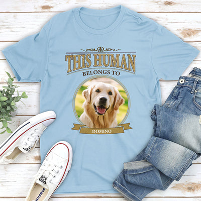 Vintage Human Belongs - Personalized Custom Unisex T-shirt