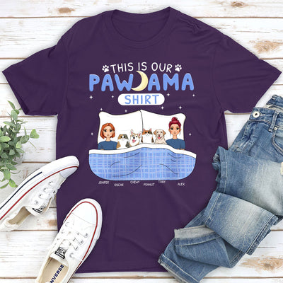 Pawjama Couple - Personalized Custom Unisex T-shirt