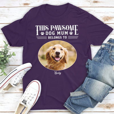 Pawsome Dog Dad - Personalized Custom Unisex T-shirt