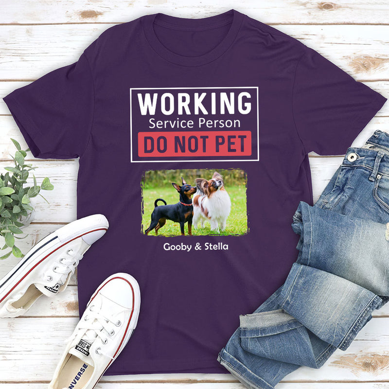 Dogs Working Service Human - Personalized Custom Premium T-shirt