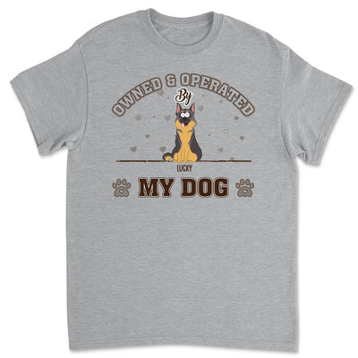 Pet Owned And Operated - Personalized Custom Unisex T-shirt