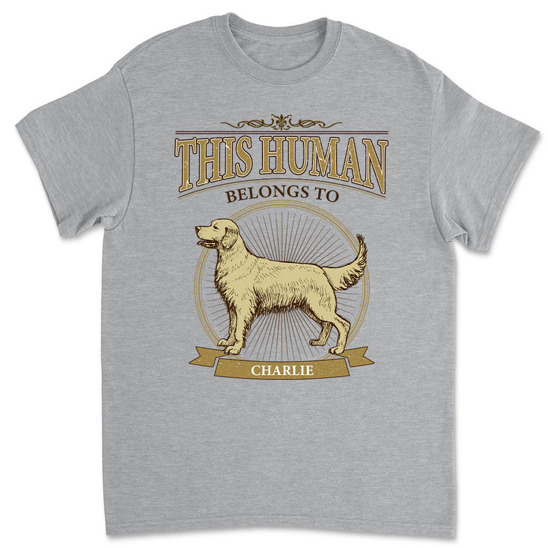 Vintage Human Belongs - Personalized Custom Unisex T-shirt