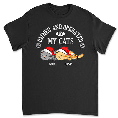 Owned By My Sassy Cat - Personalized Custom Unisex T-shirt