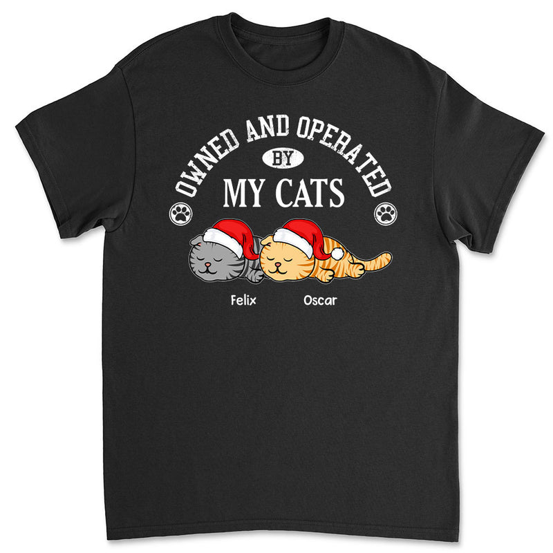 Owned By My Sassy Cat - Personalized Custom Unisex T-shirt