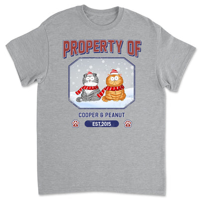 Pet Property Of - Personalized Custom Unisex T-shirt